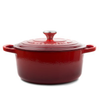 Чугунная эмалированная кастрюля , 1,8 л, 18 см, красный, серия Cerise, LE CREUSET, Франция_00797610049470497167.jpg