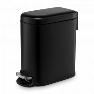 Ведро для мусора с педалью, 5 л, углеродистая сталь, полипропилен, графит, серия Irmel, SMART SOLUTIONS, Россия, Мусорные ведра и корзины