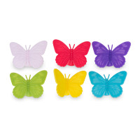 Набор из 6-ти маркеров на присоске для бокалов Butterfly, силикон, мультиколор, серия Bar Craft, HOMEFEEL, Россия