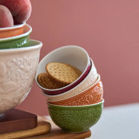 Набор из 4-х порционных салатников, 280 мл, 11 см, керамика, мультиколор, рельеф, серия English gardens, LIBERTY JONES, Россия_00819870057001302469.jpg