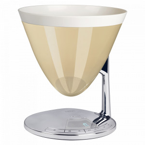 Весы - таймер, кухонные, нержавеющая сталь, пластик, кремовый, серия Uma, BUGATTI, Италия, BUGATTI (Италия)