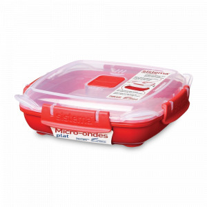 Контейнер , 440 мл, пластик, красный, серия Microwave, SISTEMA, Новая Зеландия, SISTEMA (Новая Зеландия)