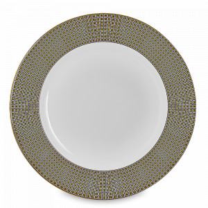 Тарелка обеденная, 27 см, фарфор, белый, золотой, серия Soren Gold, WALLENDORFER, Германия, WALLENDORFER (Германия)