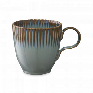 Кружка , 350 мл, фарфор, синий, коричневый, серия Kitchen Spirit, TKANO, Россия, TKANO (Россия)