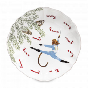 Салатник White, 34 см, керамика, белый, декор, серия The Nutcracker, COSTA NOVA, Португалия, Салатники, чаши сервировочные