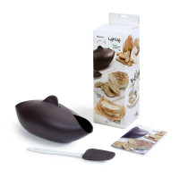 Набор для приготовления хлеба, 2 предмета: форма и лопатка, силикон, коричневый, серия Bread Maker, LEKUE, Испания_00817020058886909901.jpg