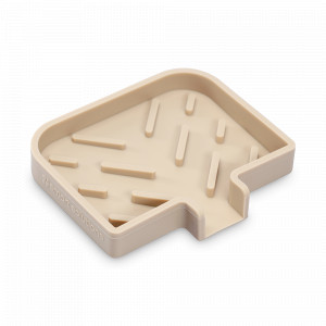 Мыльница Dry Flex, 12.5 х 11 см, силикон, бежевый, SMART SOLUTIONS, Россия, Диспенсеры и мыльницы