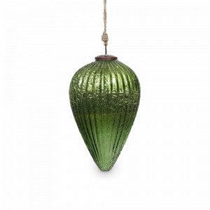 Украшение новогоднее подвес, 21 см, стекло, зеленый, ROOMERS FURNITURE, Нидерланды, ROOMERS FURNITURE (Нидерланды)