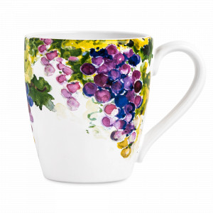 Кружка «Амброзия Виноград», объем: 590 мл, материал: керамика, декор, серия Амброзия, Certified International, США, CERTIFIED INTERNATIONAL (США)