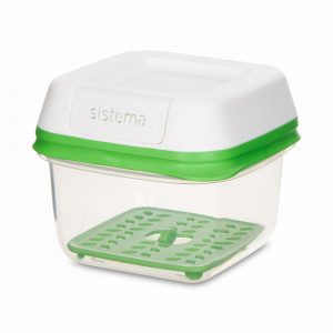 Контейнер , 591 мл, пластик, зеленый, серия Freshworks, SISTEMA, Новая Зеландия, SISTEMA (Новая Зеландия)