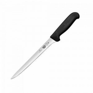 Нож кухонный филейный гибкий Fibrox 20 см, рукоять VICTORINOX, Швейцария, Кухонные ножи из твердой стали