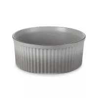 Форма для запекания суфле, 1,65 л, 20 см, фарфор, серый, серия French Classics, REVOL, Франция, 
