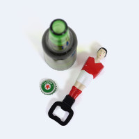Открывалка для бутылок Foosball, металл, красный, серия Football, DOIY, Испания_00822830066858101713.jpg