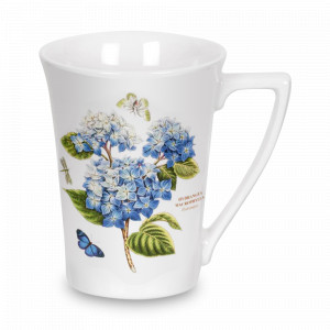 Кружка «Гортензия», 280 мл, фаянс, белый, декор, серия Botanic Garden, PORTMEIRION, Великобритания, PORTMEIRION (Великобритания)