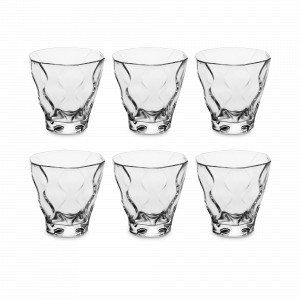 Набор из 6-ти стаканов для воды, 220 мл, хрустальное стекло, серия Riflessi, RCR, Италия, Стаканы для воды