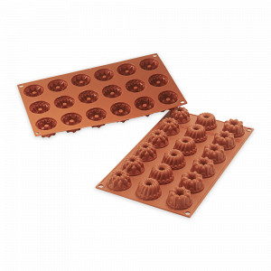 Форма для приготовления конфет Charlotte, 30 х 17 х 2,5 см, силикон, коричневый, SILIKOMART, Италия, SILIKOMART (Италия)