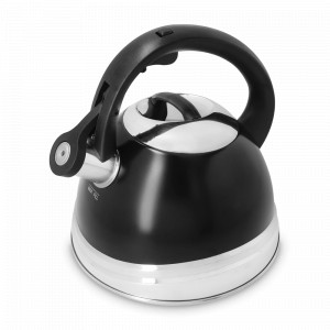 Чайник наплитный со свистком, 2.4 л, нержавеющая сталь, пластик, xthysq, серия La Cafetiere, KITCHEN CRAFT, Великобритания, Чайники наплитные