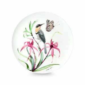 Тарелка десертная Медосос, 20 см, фарфор, белый, декор, серия Lyric, MAXWELL WILLIAMS, Австралия, Lyric MAXWELL & WILLIAMS