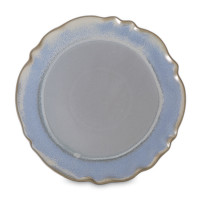 Блюдо круглое Blue, 33.5 см, каменная керамика, голубой, серый, серия Auberge, ROOMERS TABLEWARE, Нидерланды