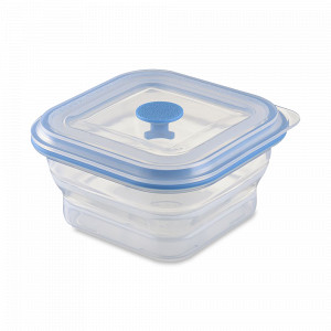 Контейнер для хранения складной Silikobox, 400 мл, силикон, синий, SMART SOLUTIONS, Россия, Емкости для хранения