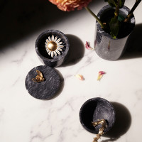 Органайзер для кухонных принадлежностей, 10 х 17 см, черный мрамор, серия Marm, LIBERTY JONES, Россия_00813870041744265577.jpg