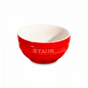 Миска , 14 см, керамика, красный, серия La Cocotte, STAUB, Франция, Салатники из керамики