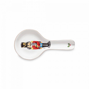 Подставка для ложки White, 23 х 11.5 см, керамика, белый, декор, серия The Nutcracker, COSTA NOVA, Португалия, Аксессуары для кухни COSTA NOVA