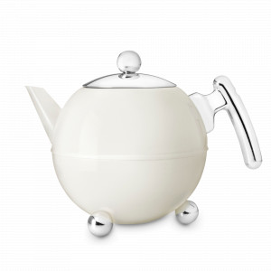 Чайник заварочный Bella Ronde, 1,2 л, нержавеющая сталь, белый, BREDEMEIJER, Нидерланды, BREDEMEIJER (Нидерланды)