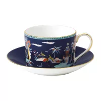 Пара чайная Пагода, 150 мл, костяной фарфор, декор, серия Wonderlust, WEDGWOOD, Великобритания, 