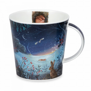 Кружка «Заяц в сумерках», 480 мл, костяной фарфор, декор, серия Cairngorm, DUNOON, Великобритания, Кружки