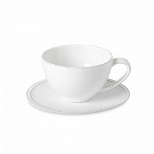 Пара чайная White, 260 мл, керамика, белый, серия Friso, COSTA NOVA, Португалия, Friso COSTA NOVA