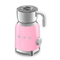 Вспениватель молока, 600 мл, нержавеющая сталь, пластик, розовый, SMEG, Италия_00814490039277897575.jpg