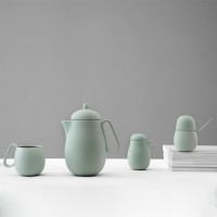 Набор молочник и сахарница с ложкой, фарфор, мятный, серия Nina, VIVA Scandinavia, Дания_00803040057188799275.jpg