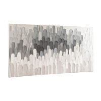 Панно декоративное By Feel, 70 х 140 см, холст с ручной росписью, дерево, черно-белый, серия Art, BERGENSON BJORN, Великобритания_00819730056058417983.jpg