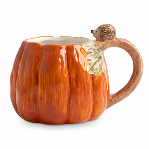 Кружка «Тыква», 340 мл, керамика, оранжевый, серия Bright Pumpkin, ANNA LAFARG, Китай, Кружки