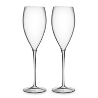 Набор из 2-х фужеров для шампанского FLUTE, 320 мл, бессвинцовый хрусталь, серия Magnifico, LUIGI BORMIOLI, Италия