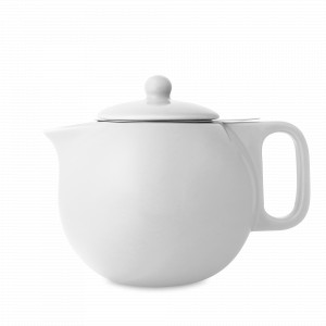 Чайник заварочный с ситечком, 1 л, фарфор, нержавеющая сталь, силикон, белый, серия Jaimi, VIVA Scandinavia, Дания, VIVA SCANDINAVIA (Дания)