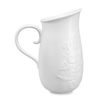 Кувшин , 1.7 л, керамика, белый, рельеф, серия English gardens, LIBERTY JONES, Россия