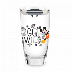 Стакан с крышкой Jungle, 465 мл, стекло, пластик, серия Disney, LUCARIS, Таиланд, Стаканы для воды