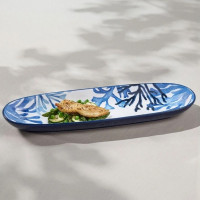 Блюдо овальное, 40 х 12.5 см, керамика, белый, синий, серия Blue Coral, MAXWELL WILLIAMS, Австралия_00819440041422304496.jpg