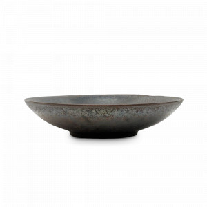 Салатник Black, 29 см, каменная керамика, черный, коричневый, серия Isamu, ROOMERS TABLEWARE, Нидерланды, Салатники, чаши сервировочные