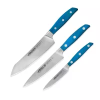 Набор из 3-х кухонных ножей поварская тройка, серия Brooklyn, ARCOS, Испания, 