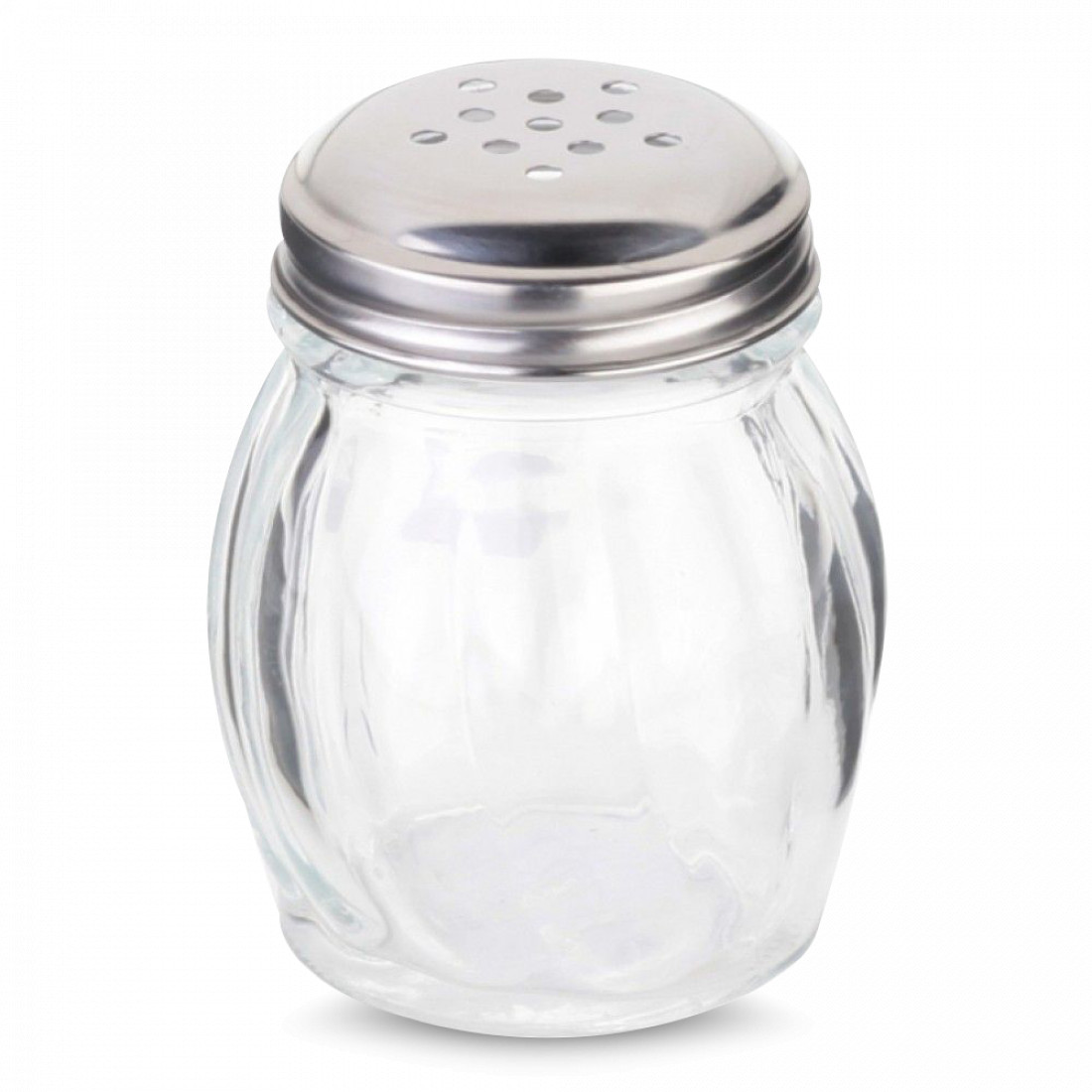 Солонка Wave, 150 мл, стекло, нержавеющая сталь, прозрачный, WALMER, Великобритания