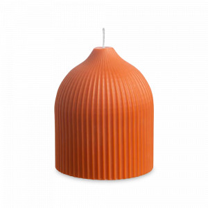 Свеча декоративная, 10.5 см, оранжевый, серия Edge, TKANO, Россия, Свечи