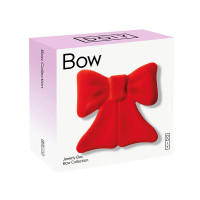 Шкатулка , 12 х 12 см, бархат, пластик, красный, серия Bow, DOIY, Испания_00819740051248532779.jpg