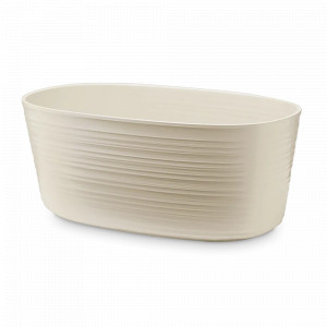 Кашпо для комнатных растений, 30 х 16 см, биопластик, бежевый, серия Tierra, GUZZINI, Италия, Tierra GUZZINI