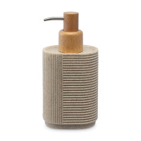 Диспенсер для жидкого мыла Dune, 280 мл, полирезин, дерево, песочный, серия Bath, BERGENSON BJORN, Великобритания