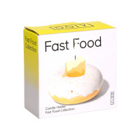 Подсвечник на одну свечу Donut, 7 см, керамика, белый, серия Fast Food, DOIY, Испания_00819740050602565188.jpg