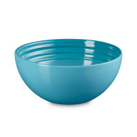 Миска, керамика, 12 см, бирюзовый, серия Caribbean, LE CREUSET, Франция