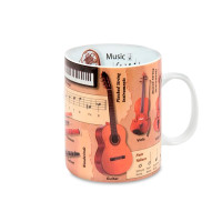 Кружка «Музыка», 490 мл, фарфор, декор, KOENITZ, Германия